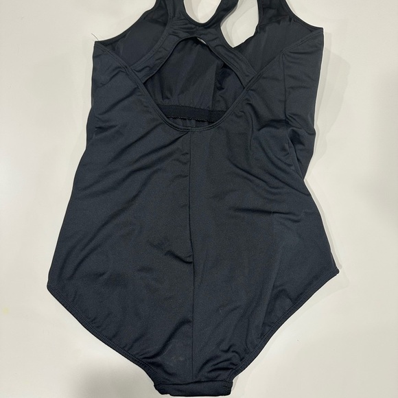 Baleaf Black Racerback One-Piece Swimsuit with Scoop Neckline size 38 - Picture 2 of 4